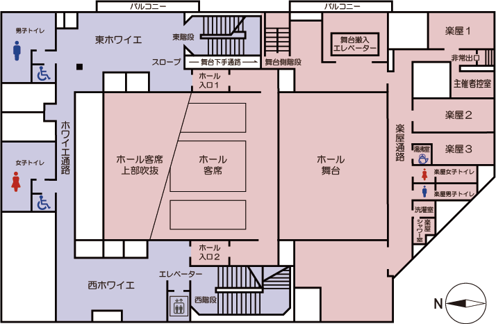 施設配置図2F