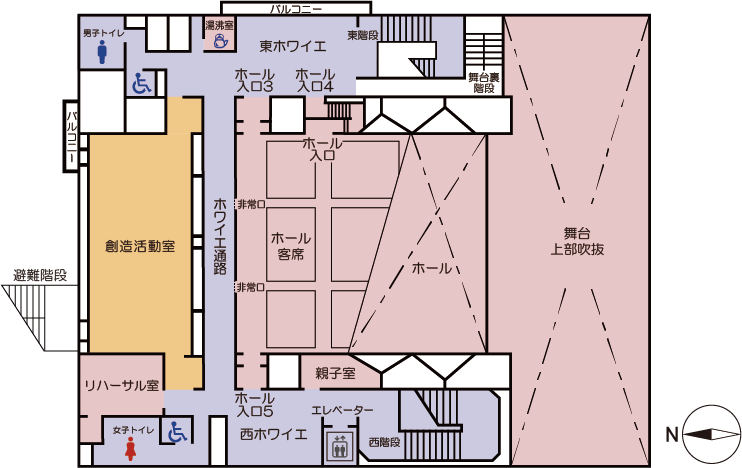 施設配置図3F