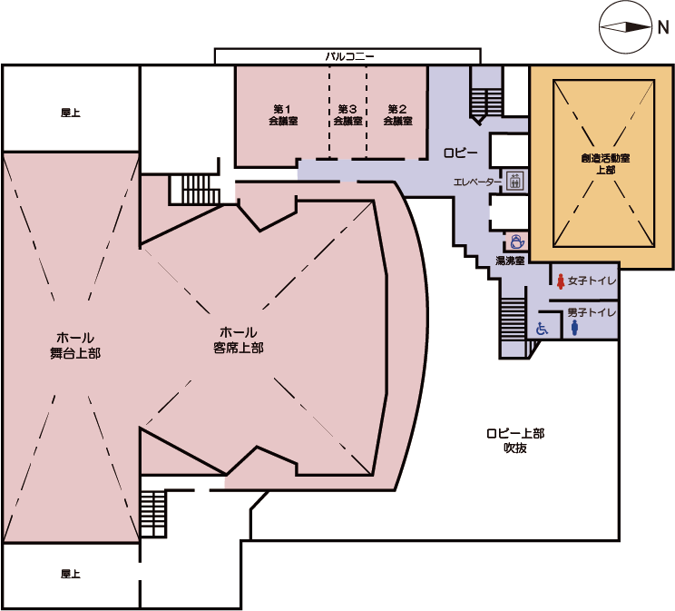 施設配置図2F