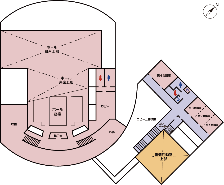 施設配置図2F